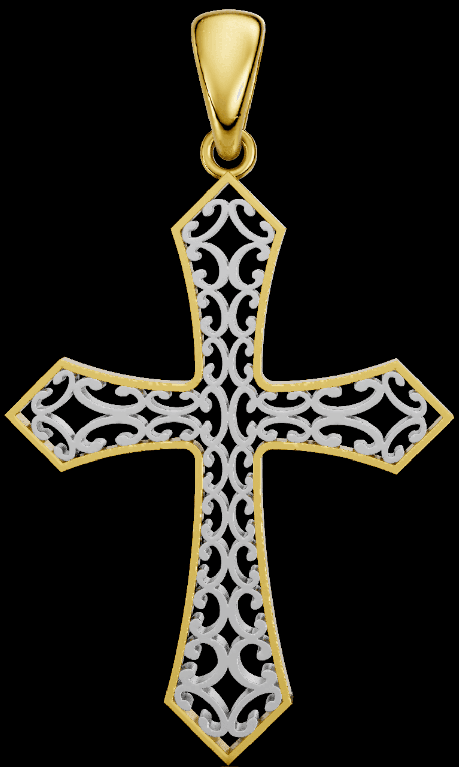 Filigree Cross Pendant