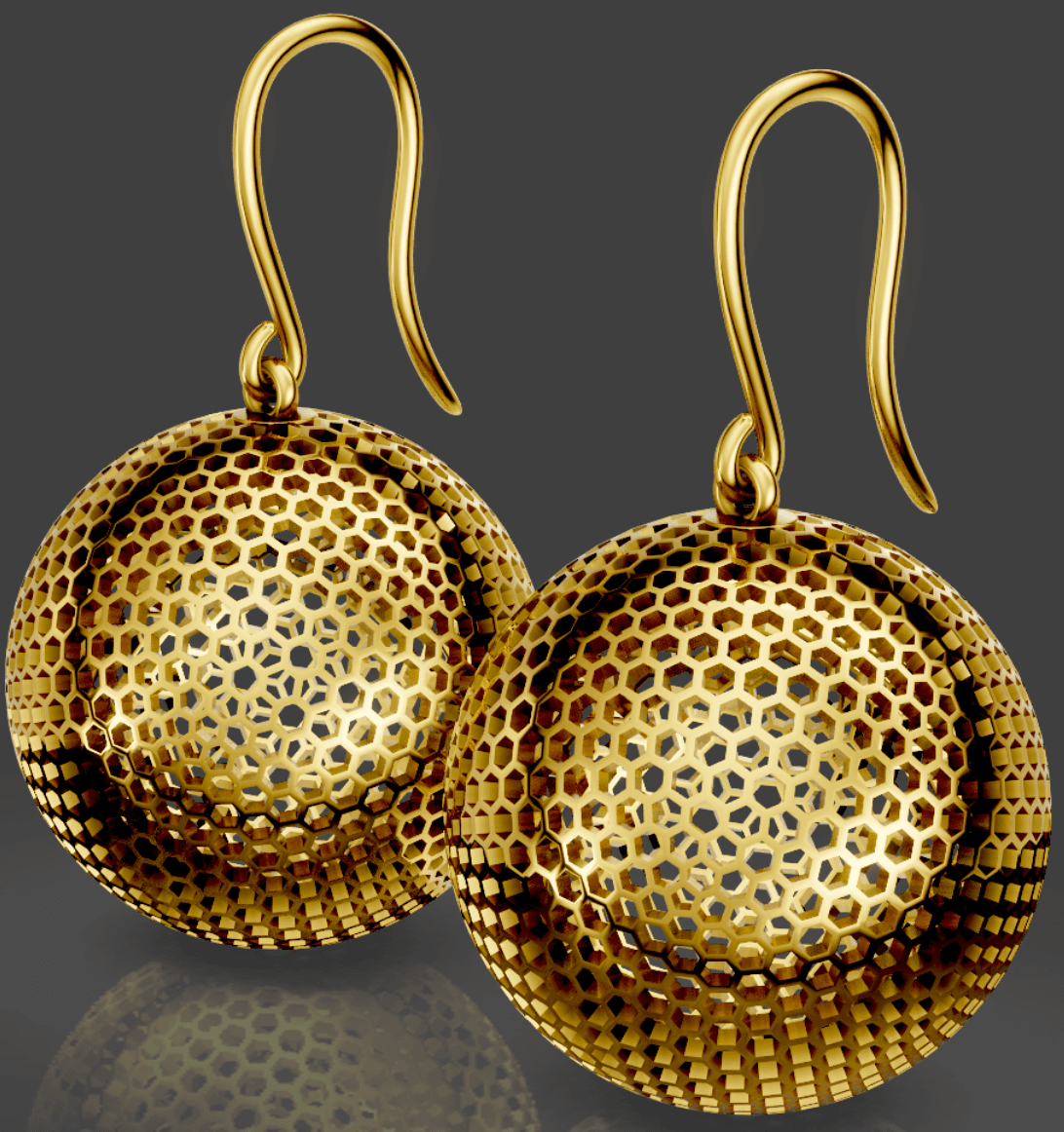 Honeycomb Earrings