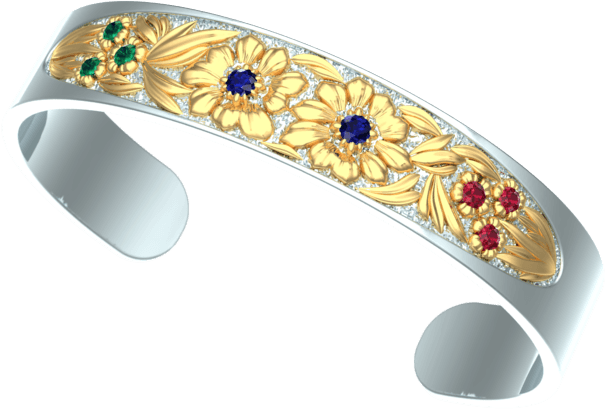 Forget-Me-Not Mother's Bracelet