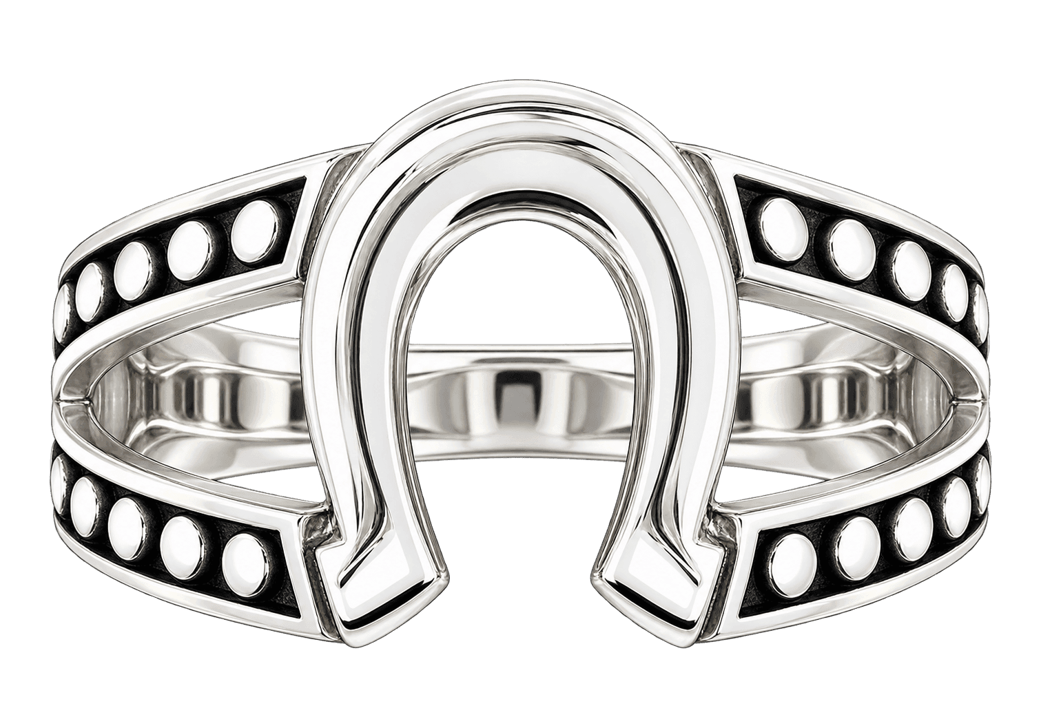 Gent’s Sterling Silver Horseshoe Ring