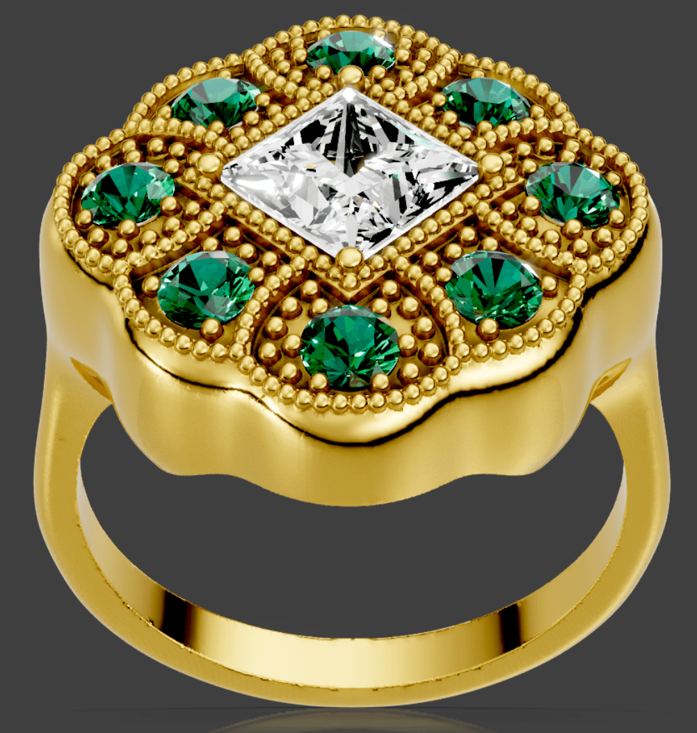 Floral Vintage Ring