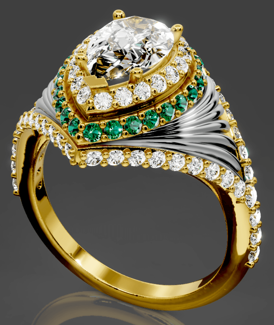 Wedding and engagement rings