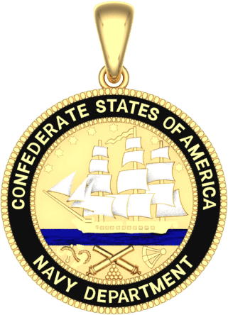 Confederate Navy Department Pendant
