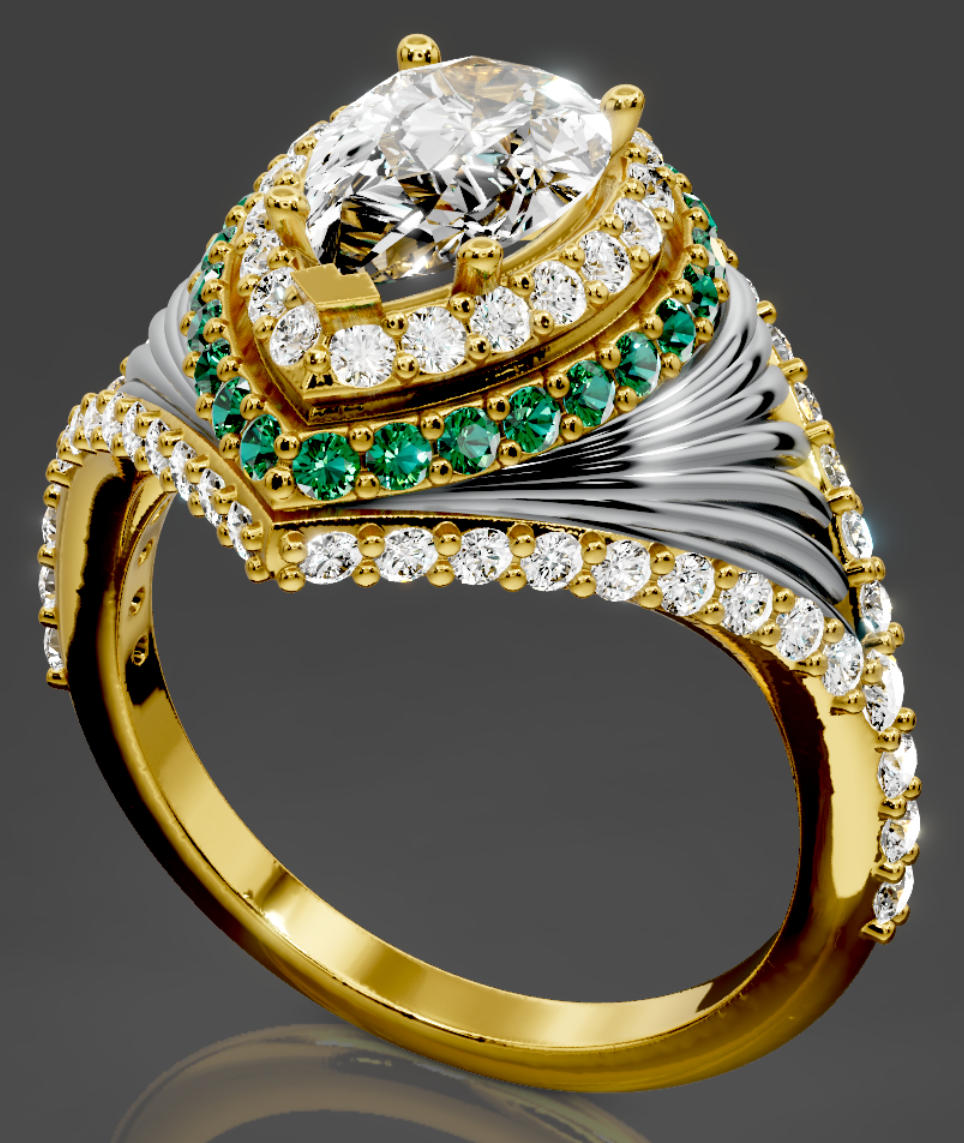 Wedding and engagement rings